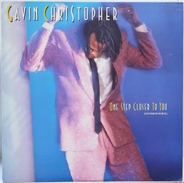 1986 RELEASE GAVIN CHRISTOPHER ONE STEP CLOSER TO YOU 12' 33 1/3 RPM VINYL RECORD V-56019 MANHATTAN RECORDS