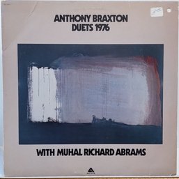 1976 PROMOTIONAL COPY ANTHONY BRAXTON DUETS (1976) VINYL RECORD AL 4101 ARISTA RECORDS