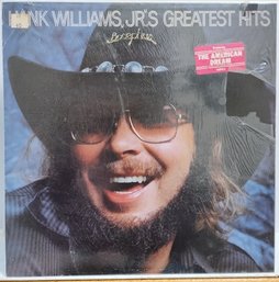 MINT SEALED 1982 RELEASE HANK WILLIAMS JR'S GREATEST HITS VINYL RECORD 9 60193-1 ELEKTRA RECORDS