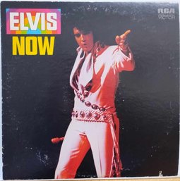 IST YEAR 1972 RELEASE ELVIS PRESLEY-ELVIS NOW VINYL RECORD LSP-4671 RCA VICTOR RECORDS