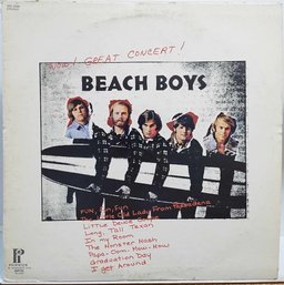 1ST YEAR 1972 REISSUE (ABRIDGED VERSION) THE BEACH BOYS-WOW! GREAT CONCERT GATEFOLD VINYL RECORD SPC-3309