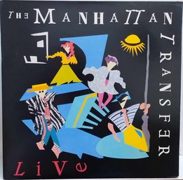 1ST YEAR 1987 RELEASE THE MANHATTEN TRANSFER LIVE 81723-1 ATLANTIC RECORDS