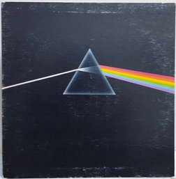 1ST YEAR 1973 RELEASE PINK FLOYD-THE DARK SIDE OF THE MOON GATEFOLD VINYL RECORD SMAS 11163 HARVEST RECORDS