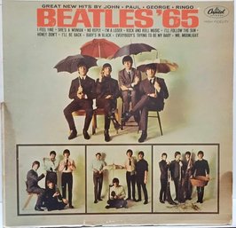 1ST PRESSING 1964 THE BEATLES '65 VINYL RECORD T-2228 CAPITOL RECORDS-READ DESCRIPTION