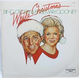 1977 RELEASE BING CROSBY AND ROSEMARY CLOONEY WHITE CHRISTMAS VINYL RECORD LP 598 COLLECTORS GOLD RECORDS