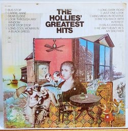IST YEAR 1973 THE HOLLIES' GREATEST HITS VINYL RECORD KE 32061 EPIC RECORDS