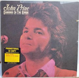 1ST YEAR 1972 PROMO DJ COPY RELEASE JOHN PRINE-DIAMONDS IN THE ROUGH VINYL RECORD SD 7240 ATLANTIC RECORDS