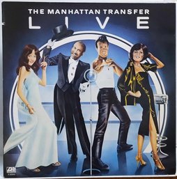1ST YEAR 1978 UK RELEASE THE MANHATTEN TRANSFER-LIVE K 50540 ATLANTIC RECORDS
