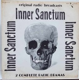 1970'S RICHARD WIDMARK/BORIS KARLOFF INNER SANCTUM-2 COMPLETE RADIO DRAMAS VINYL RECORD LP-112 PELICAN RECORDS
