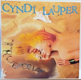 1986 RELEASE CYNDI LAUPER-TRUE COLORS VINYL RECORD OR 40313 PORTRAIT RECORDS
