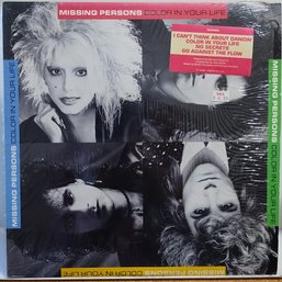 1986 RELEASE MISSING PERSONS-COLOR IN YOUR LIFE VINYL RECORD ST-12465 CAPITOL RECORDS