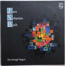 1980'S REISSUE THE SWINGLE SINGERS-JAZZ SEBASTIAN BACH VINYL RECORD 824 544-1 PHILIPS RECORDS