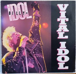 1987 REISSUE BILLY IDOL-VITAL IDOL VINYL RECORD OV 41620 CHRYSALIS RECORDS