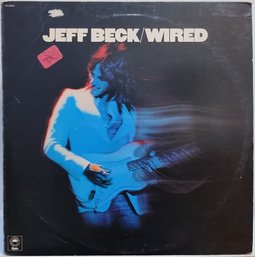IST YEAR 1976 RELEASE JEFF BECK-WIRED VINYL RECORD PE 33849 EPIC RECORDS