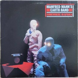 1ST YEAR 1983 US RELEASE MANFRED MANN'S EARTH BAND-SOMEWHERE IN AFRIKA VINYL RECORD AL S 8194 ARISTA RECORDS