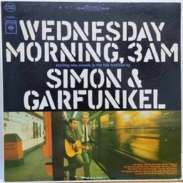 1967 REISSUE SIMON AND GARFUNKEL-WEDNESDAY MORNING 3 A.M. VINYL RECORD CS 9049 COLUMBIA RECORDS. 2 EYE LABEL
