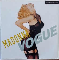 1990 RELEASE MADONNA-VOGUE 12'' 45 RPM MAXI SINGLE VINYL RECORD 0-21513 SIRE RECORDS