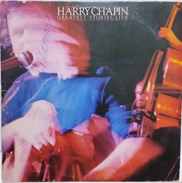 1976 RELEASE HARRY CHAPIN GREATEST STORIES LIVE GATEFOLD 2X VINYL RECORD SET 7E 233818-C-2 ELEKTRA RECORDS