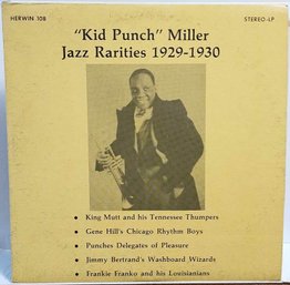 KID PUNCH' MILLER-JAZZ RARITIES VINYL RECORD H-108 HERWIN RECORDS