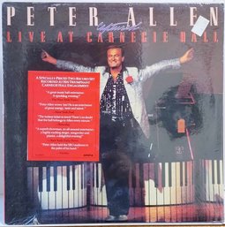 MINT SEALED 1985 RELEASE PETER ALLEN CAPTURED LIVE AT CARNEGIE HALL GATEFOLD 2X VINYL RECORD SET