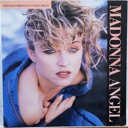 1985 RELEASE MADONNA-ANGEL 12'' 45 RPM MAXI SINGLE VINYL RECORD 0-20335 SIRE RECORDS