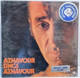1971 FRANCE IMPORT CHARLES AZNAVOUR-AZNAVOUR SING AZNAVOUR VINYL RECORD 80 415 BARCLAY RECORDS
