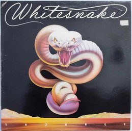 1983 REISSUE UK IMPORT WHITESNAKE-TROUBLE VINYL RECORD UAG 30305 SUNBURST RECORDS
