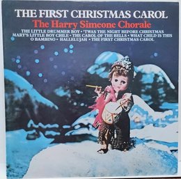 1983 RELEASE THE HARRY SIMEONE CHORALE-THE FIRST CHRISTMAS CAROL VINYL RECORD MCA 15041 MCA RECORDS