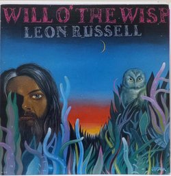 1ST YEAR RELEASE 1975 LEON RUSSELL/WLL O' THE WISP VINYL RECORD SR 2138 SHELTER RECORDS.