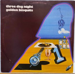 1971 RELEASE THREE DOG NIGHT-GOLDEN BISQUITS GATEFOLD VINYL RECORD DSX 50098 DUNHILL RECORDS