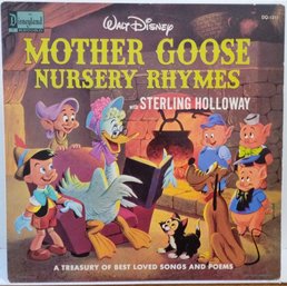 1964 REISSUE WALT DISNEY'S MOTHER GOOSE VINYL RECORD- DQ 1225 WALT DISNEY MUSIC.