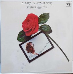 MINT SEALED 1978 RELEASE CHARLES AZNAVOUR WE WERE HAPPY THEN VINYL RECORD SL 5189 DRG RECORDS