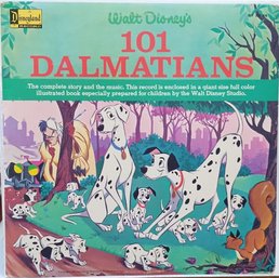 1965 REISSUE WALT DISNEY'S 101 DALMATIANS IN STORY AND SONG GF/UNIPAK VINYL LP ST 3934 WALT DISNEY MUSIC.