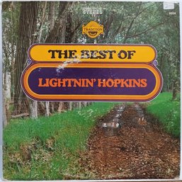 1974 REISSUE LIGHTNIN' HOPKINS-THE BEST OF LIGHTNIN' HOPKINS VINYL RECORD TR-2056 TRADITION RECORDS