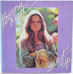 1973 REISSUE BONNIE RAITT-GIVE IT UP GATEFOLD VINYL RECORD BS 2643 WARNER BROTHERS RECORDS.