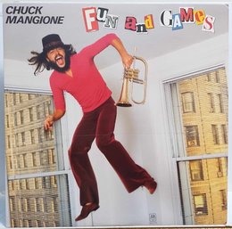 1ST YEAR 1980 RELEASE CHUCK MANGIONE FUN AND GAMES VINYL RECORDS SP-3715 A&M RECORDS
