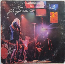 1SWT YEAR 1971 RELEASE JOHNNY WINTER LIVE VINYL RECORD C 30475 COLUMBIA RECORDS