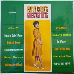 MINT SEALED 1973-1980 REISSUE PATSY CLINE'S GREATEST HITS VINYL RECORD MCA-12 MCA RECORDS