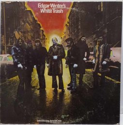 1ST YEAR RELEASE 1971 EDGAR WINTERS WHITE TRASH SELF TITLED VINYL RECORD C 30512 EPIC RECORDS.