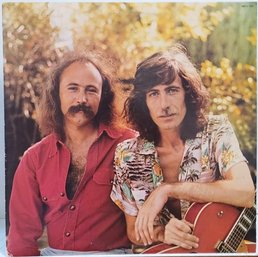 1ST YEAR RELEASE 1975 DAVID CROSBY AND GRAHAM NASH-WIND ON THE WATER VINYL RECORD ABCD 902 ABC RECORDS