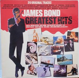 IST YEAR 1980 UK RELEASE JAMES BOND GREATEST HITS VINYL RECORD EMTV 007 LIBERTY RECORDS