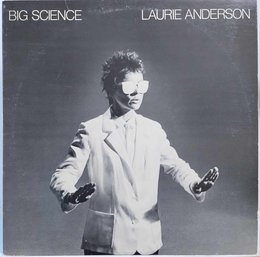 1982 RELEASE LAURIE ANDERSON-BIG SCIENCE VINYL RECORD BSK 3674 WARNER BROTHERS RECORDS.