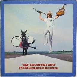 IST YEAR 1970 RELEASE THE ROLLING STONES-GET YER YA YA'S OUT VINYL RECORD NPS 5 LONDON RECORDS