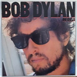 1ST YEAR 1983 BOB DYLAN-INFIDELS VINYL RECORD QC 38819 COLUMBIA RECORDS