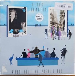 1989 RELEASE PETER FRAMPTON-WHEN ALL THE PIECES FIT VINYL RECORD 82030-1 ATLANTIC RECORDS