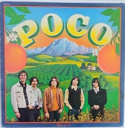 1ST YEAR 1970 RELEASE POCO SELF TITLED VINYL RECORD BN 26522 EPIC RECORDS