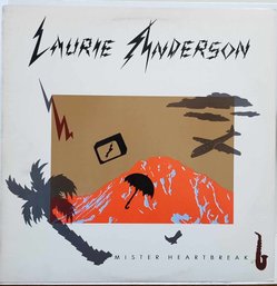 1984 RELEASE LAURIE ANDERSON-MISTER HEARTBREAK VINYL RECORD 1-25077 WARNER BROTHERS RECORDS.