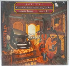 CLAUDE BOLLING-ALEXANDER LAGOYA/CONCIERTO CLASSIC GUITAR AND JAZZ PIANO VINYL RECORD FM 37264 1982 CBS RECORDS
