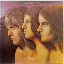 1974 REISSUE EMERSON LAKE & PALMER-TRILOGY GATEFOLD VINYL RECORDSD 9903 COTILLION RECORDS