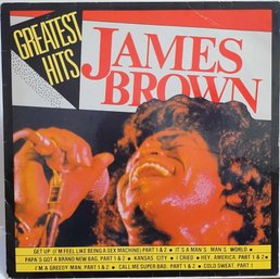 1980 ITALIAN IMPORT JAMES BROWN-JAMES BROWN'S GREATEST HITS VINYL RECORD GSR 8 CURCIO RECORDS